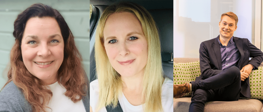 Petra Aaltonen, Hilkka Jakola ja Tuomas Jalava